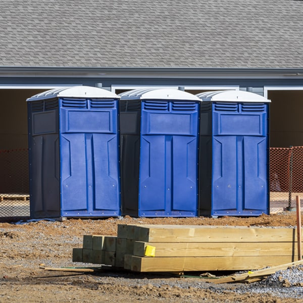 how can i report damages or issues with the portable restrooms during my rental period in Pikeville North Carolina